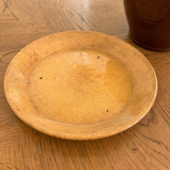 Antique / Rustic Decor Glass Plate - Picture 2 of 3